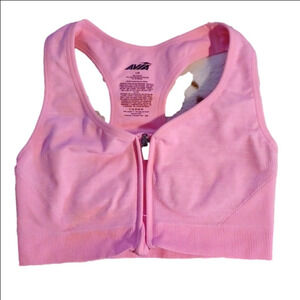 AVIA PINK SPORTS BRA, SIZE LARGE GIRLS